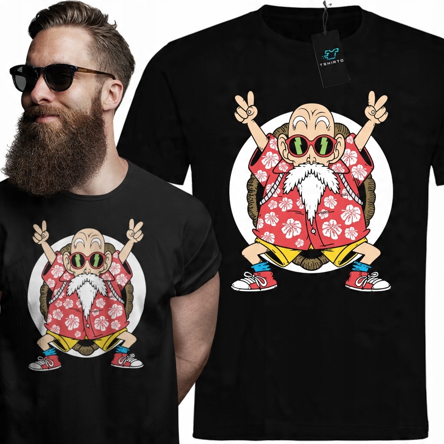 

Koszulka Męska Dragon Ball Master Żółw Roshi XXL