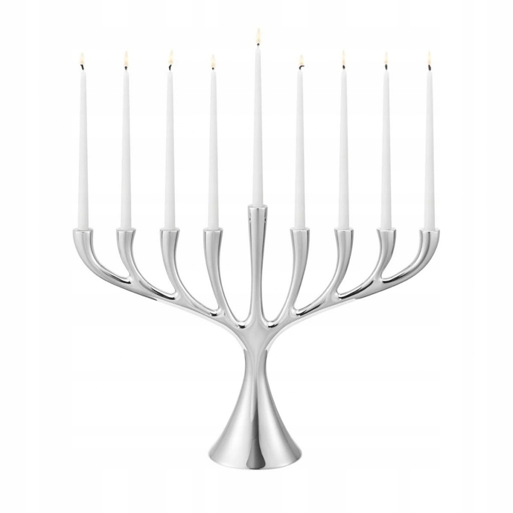 Georg Jensen Cobra Svietnik Menora Strieborný leštený