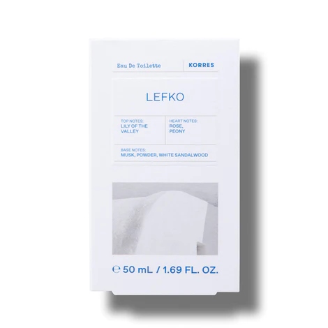 Korres Lefko Edt Konvalinka Růže Pivoňka 50 ml