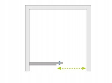 Radaway Idea Black DWJ Drzwi 140 cm lewe czarne Typ drzwi rozsuwane