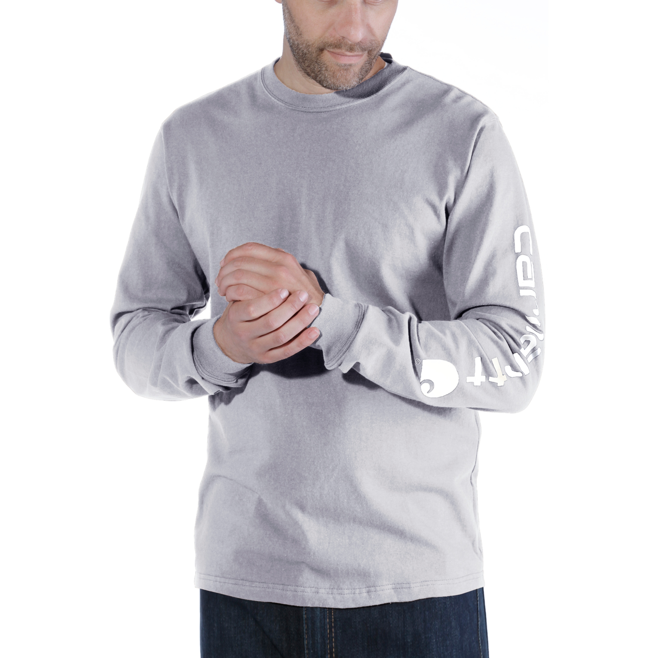 

Koszulka z długim rękawem L Carhartt Heather Grey