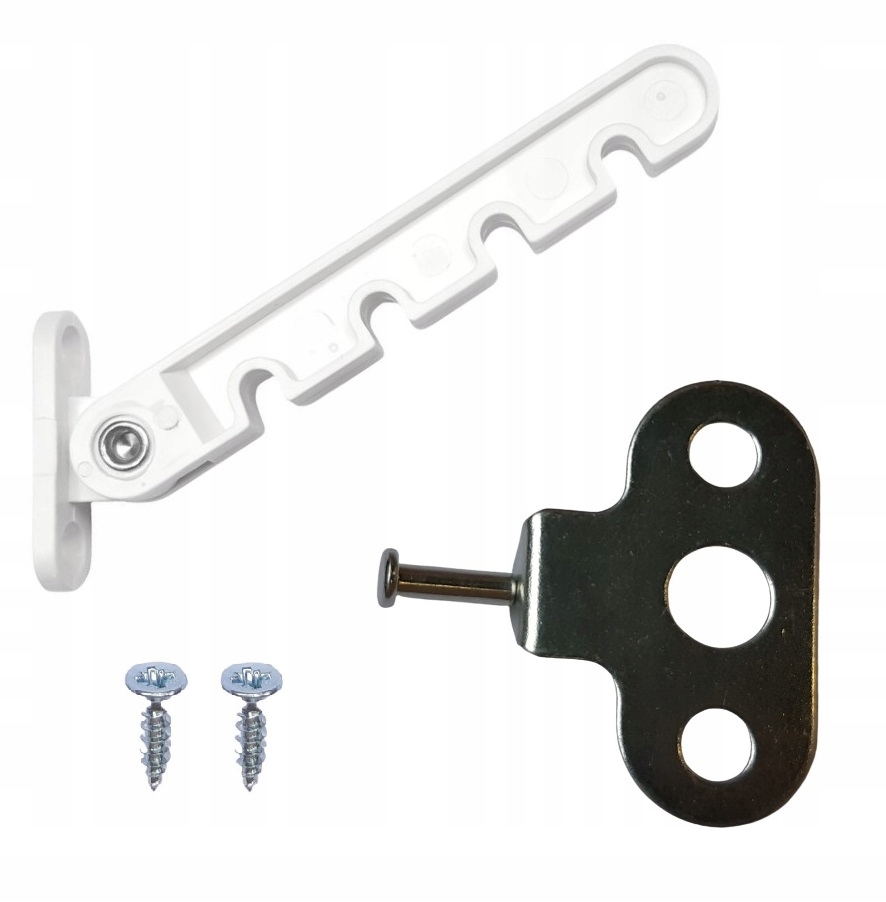 Blokada okna drzwi balkonu grzebień przytrzymywacz grzebieniowy regulowany