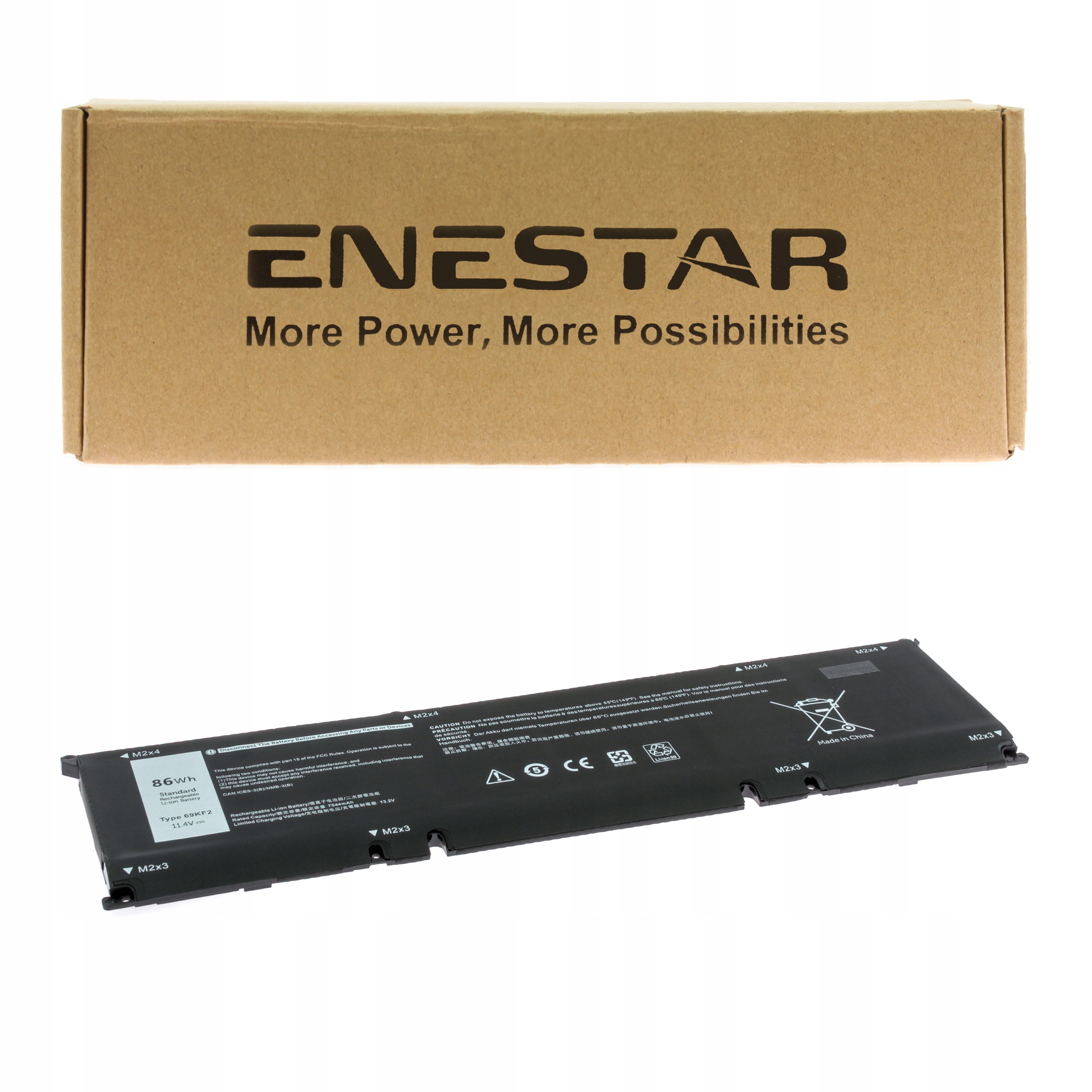 Premium bateria do Dell 69KF2 70N2F 8FCTC Precision 5550 Xps 15 9500 9520