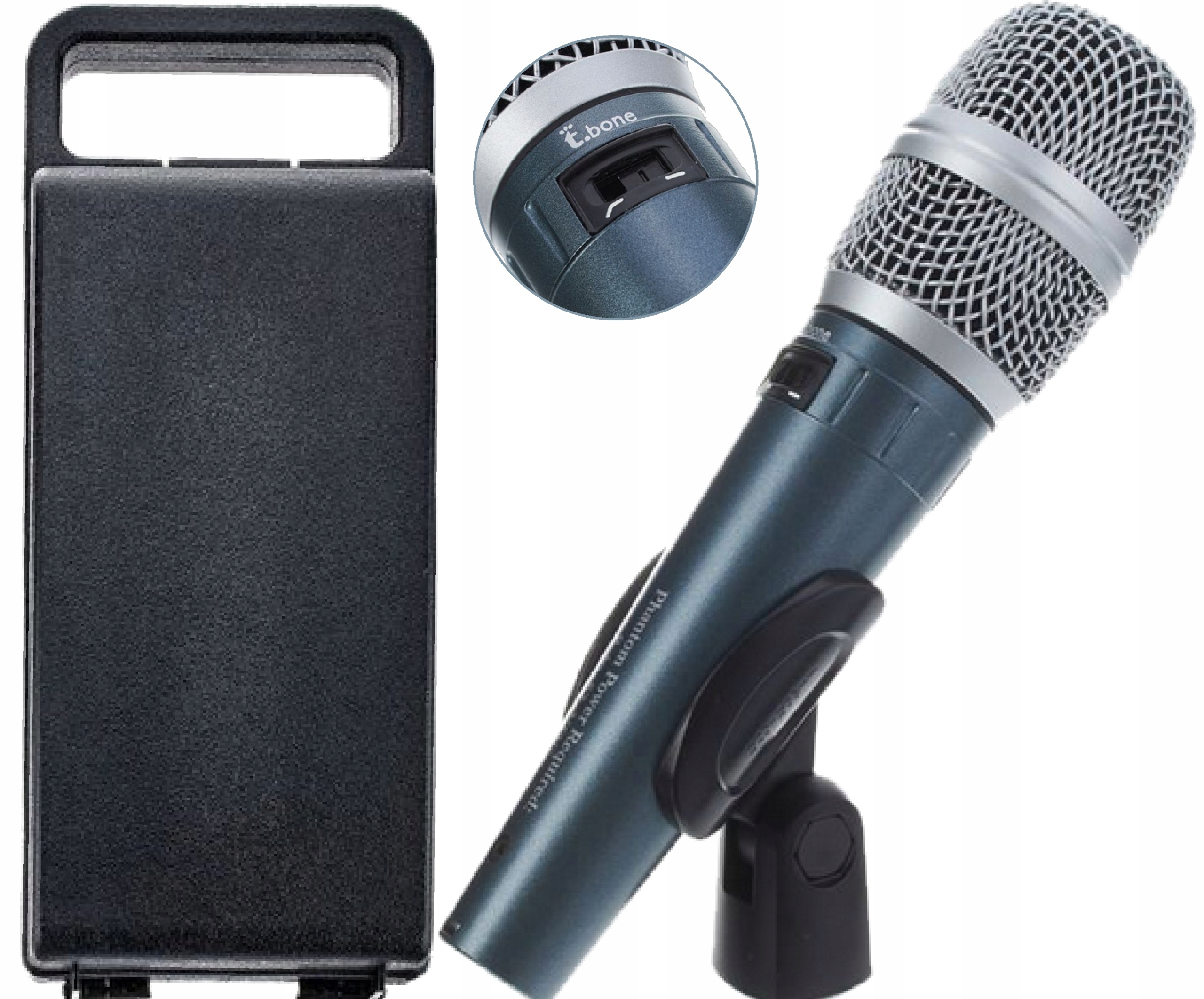 Vokálny inštrumentálny kondenzátorový mikrofón the t.bone MB78 Beta Set