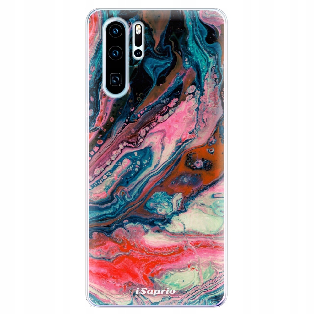 Silikonowe etui iSaprio Abstract Paint 01 do Huawei P30 Pro