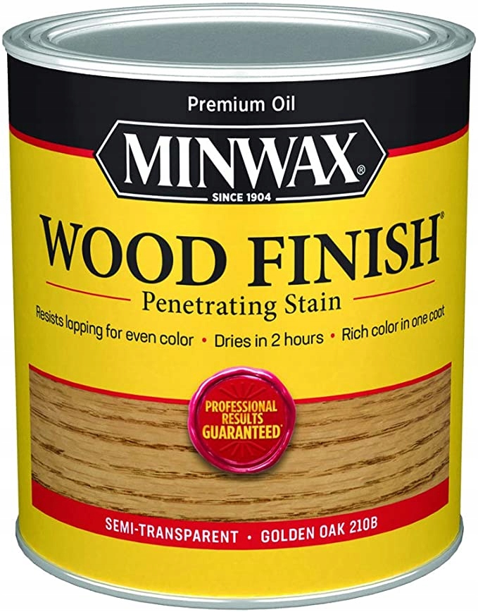 Bejca olejna do drewna szybkoschnąca Minwax Wood Finish 946ml Złoty Dąb