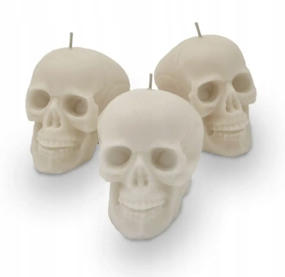 Skull Candle Set – Originální Dárek Pro Milovníky Haloweenových Dekorací