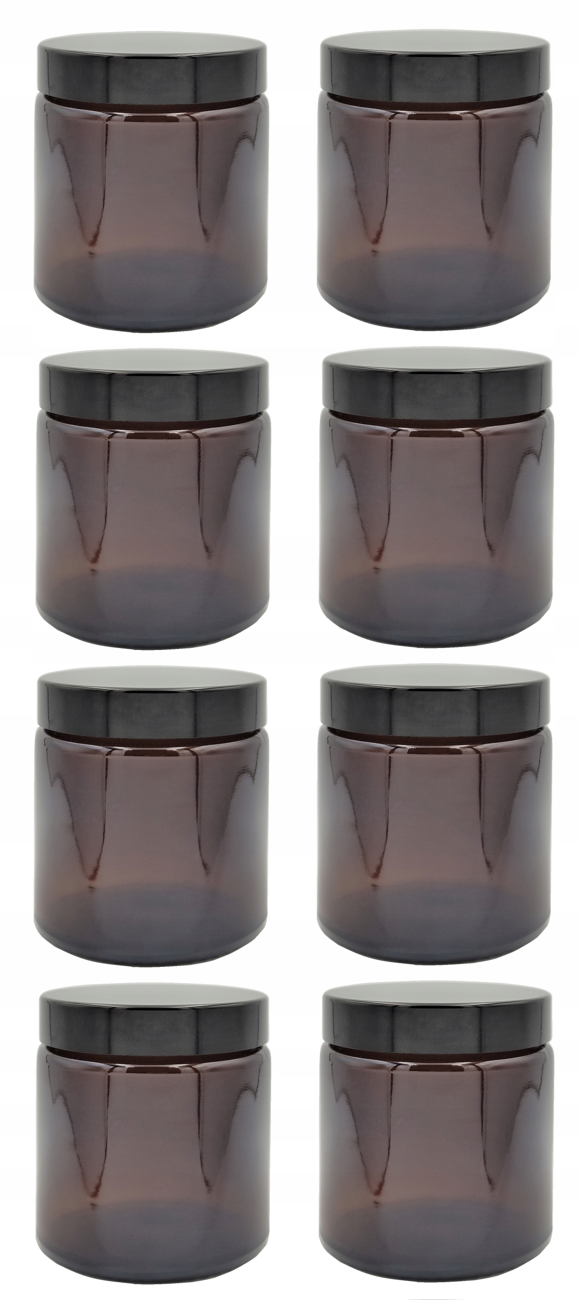 

Słoik brązowy szklany słój do świec 120ml 8szt.