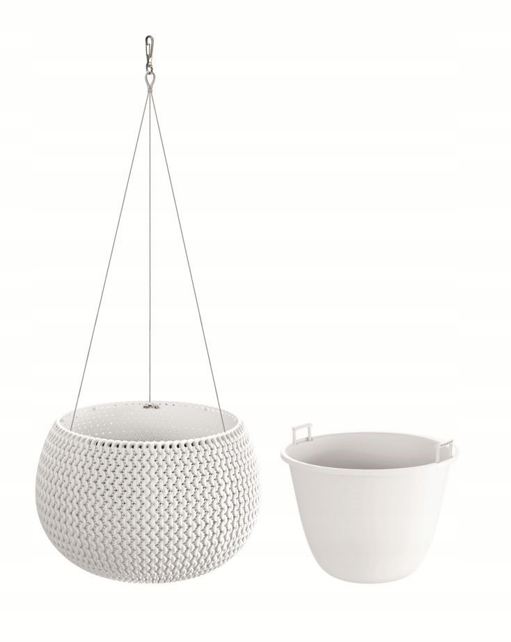 

Doniczka Splofy Bowl Wisząca DKSP290WS Biała