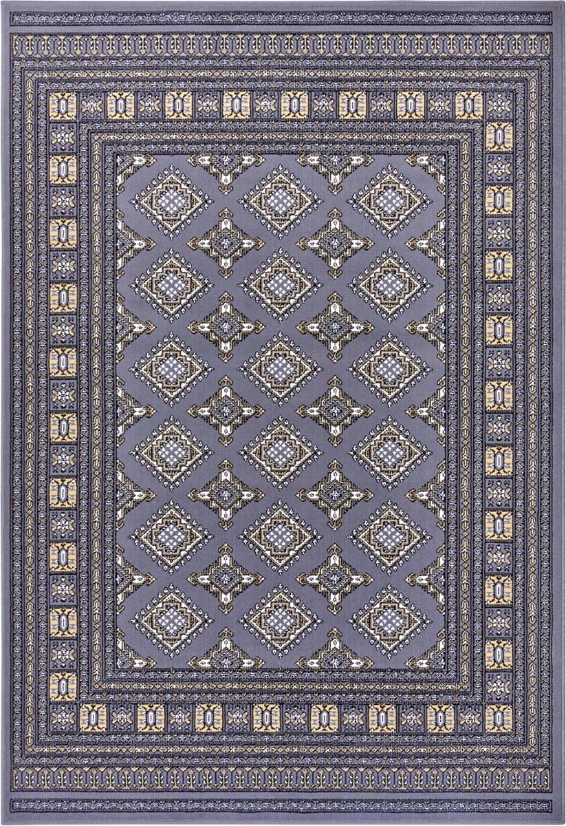 Klasický, tradičný fialovo-krémový koberec do obývačky 200 x 290 cm