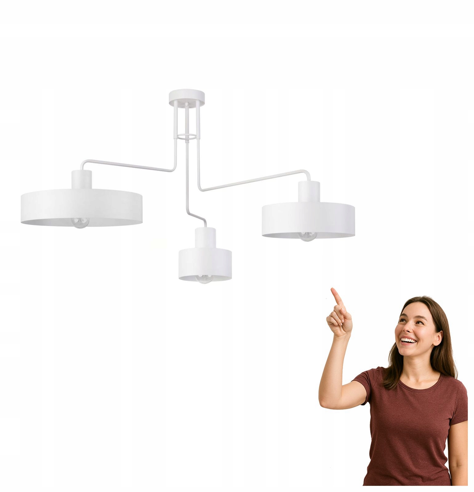 Stropná lampa Vasco 3 31554 Sigma Lighting