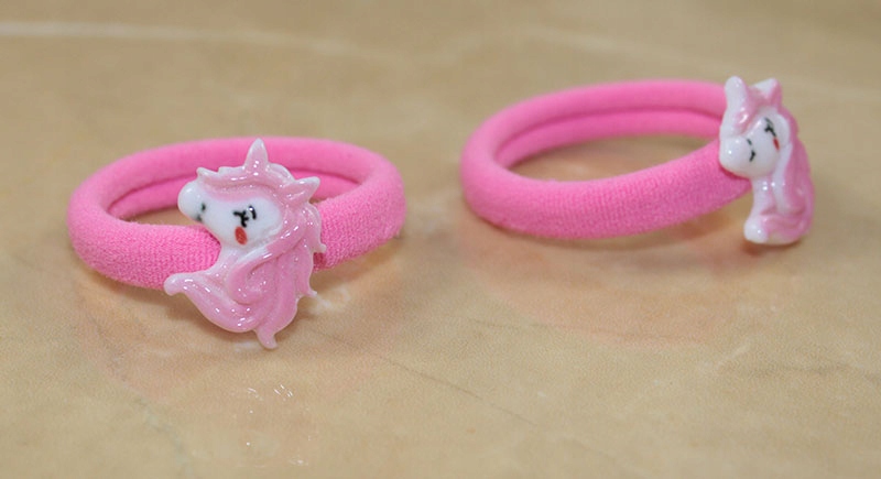 -MARGUT- Komplet gumek frotki konik kucyk różowe Kod producenta MG-OZ-0045-0012