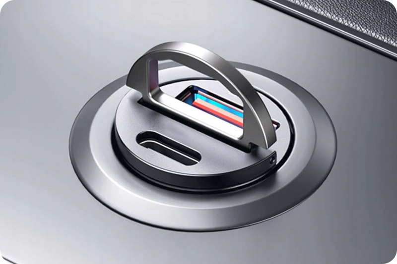 SZYBKA SAMOCHODOWA ŁADOWARKA ZAPALNICZKA USB+KABEL Kolor czarny