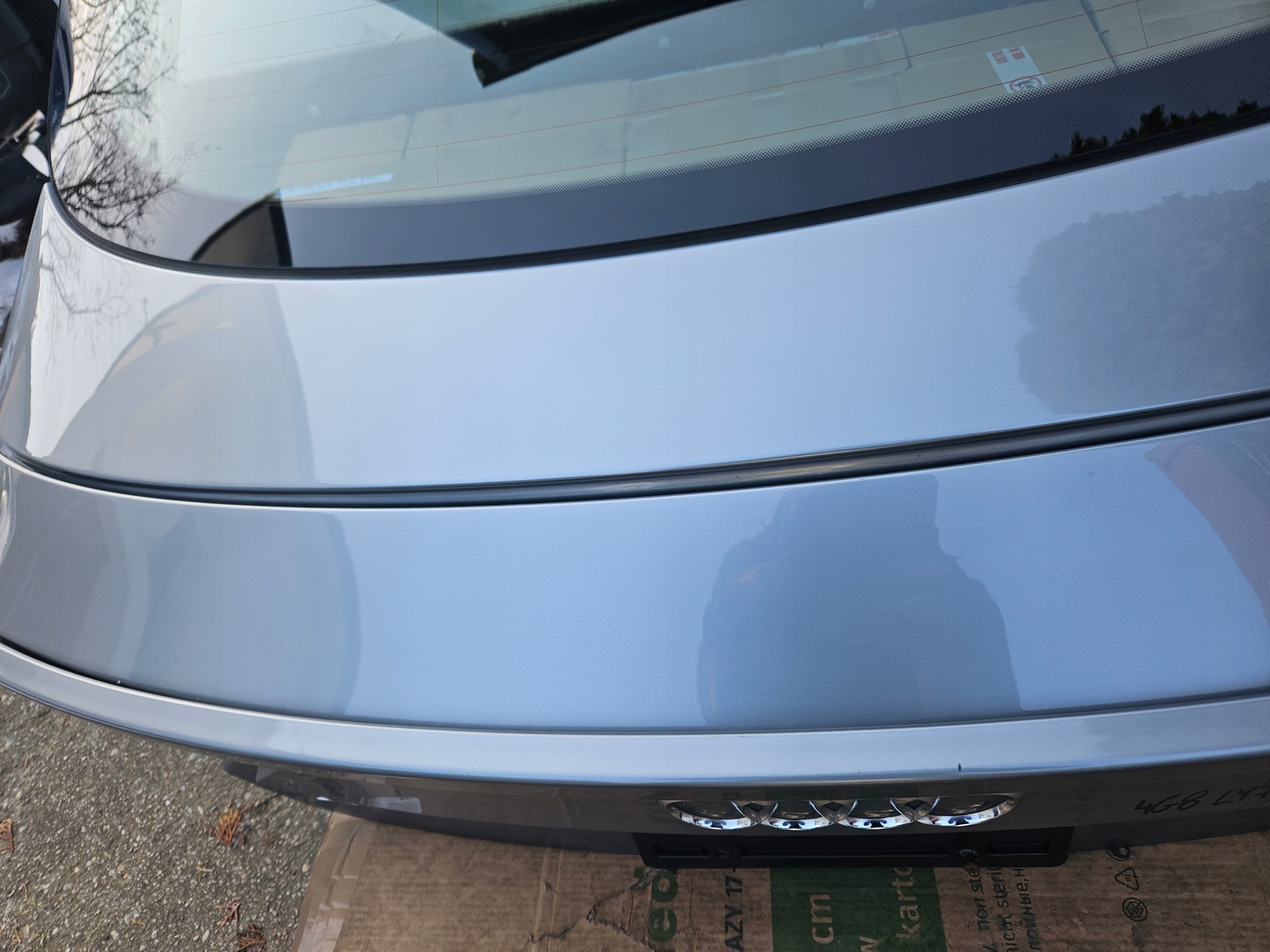 trunk door boot AUDI A7 C7 4G window LY7G