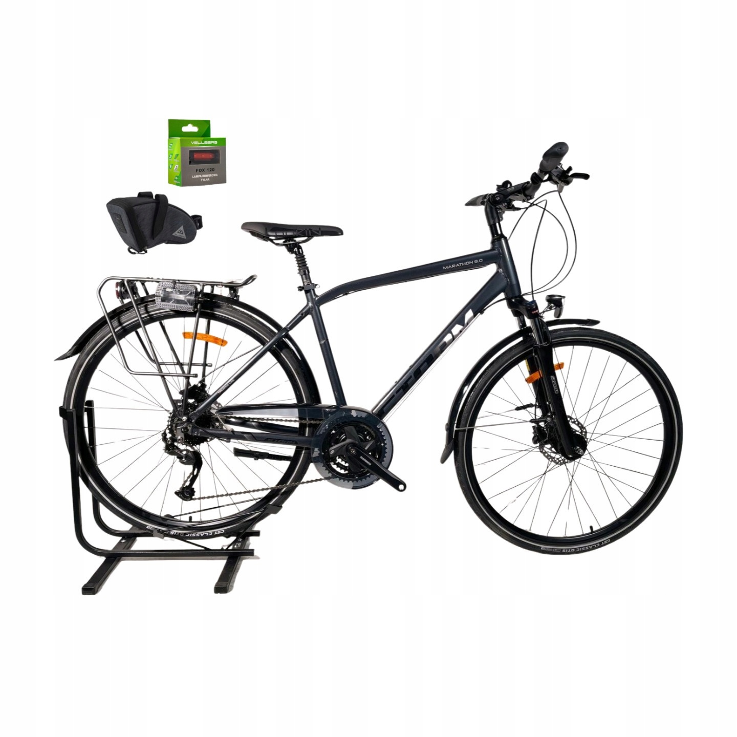 Rower 28 Storm Marathon 9.0 Trekking Alu M Alivio 3X9 2HT 19" Grafit