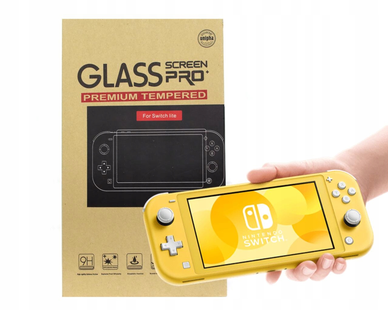 

Szkło hartowane 9H tempered glass na Switch Lite