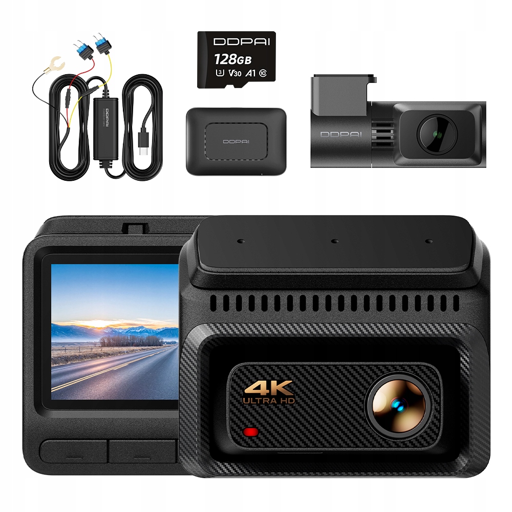 Kamera Ddpai Videorekordér Z60 Master 4K Hdr +2K Zadní Modul 4G 128GB