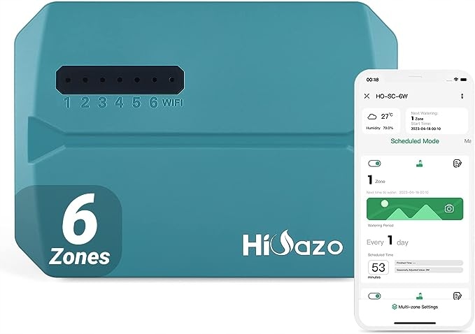 HiOazo HO-SC-6W zavlažovací počítač WiFi zavlažovací systém 6 zón G1639