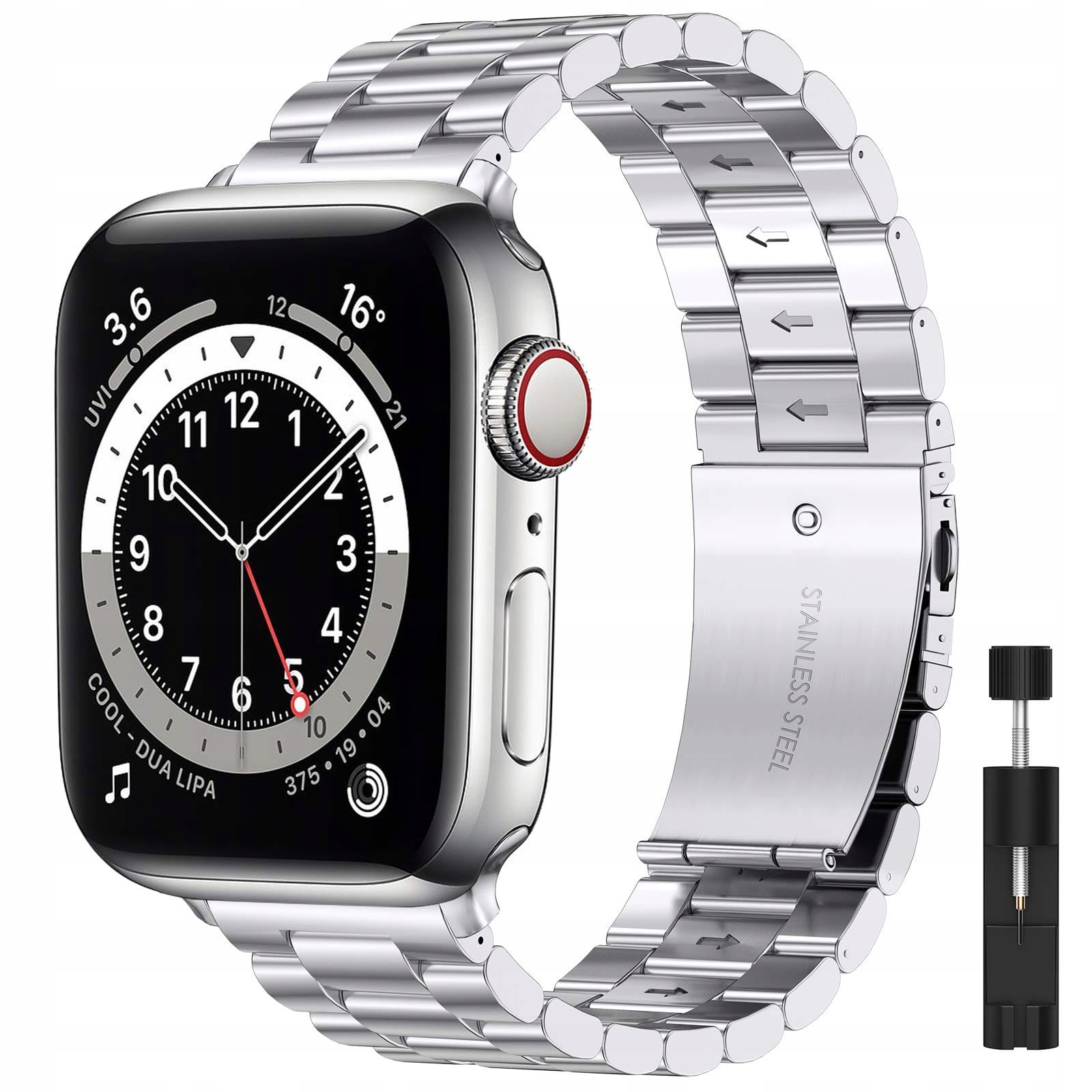 Bransoleta Pasek Steel Do Apple Watch 45/44/42mm
