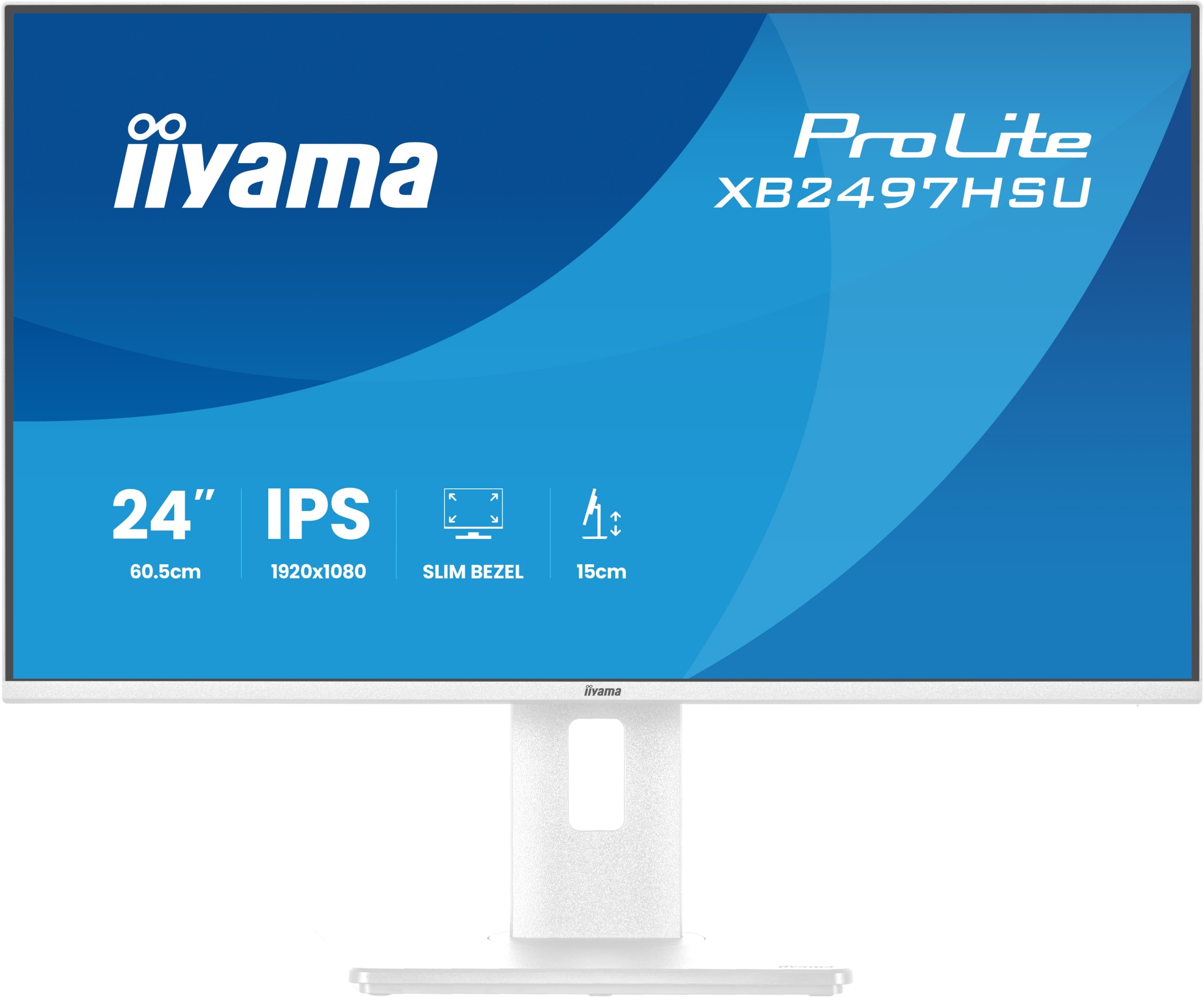 Biały monitor iiyama ProLite XB2497HSU-W1 24 Ips Led 120Hz /hdmi, Dp/