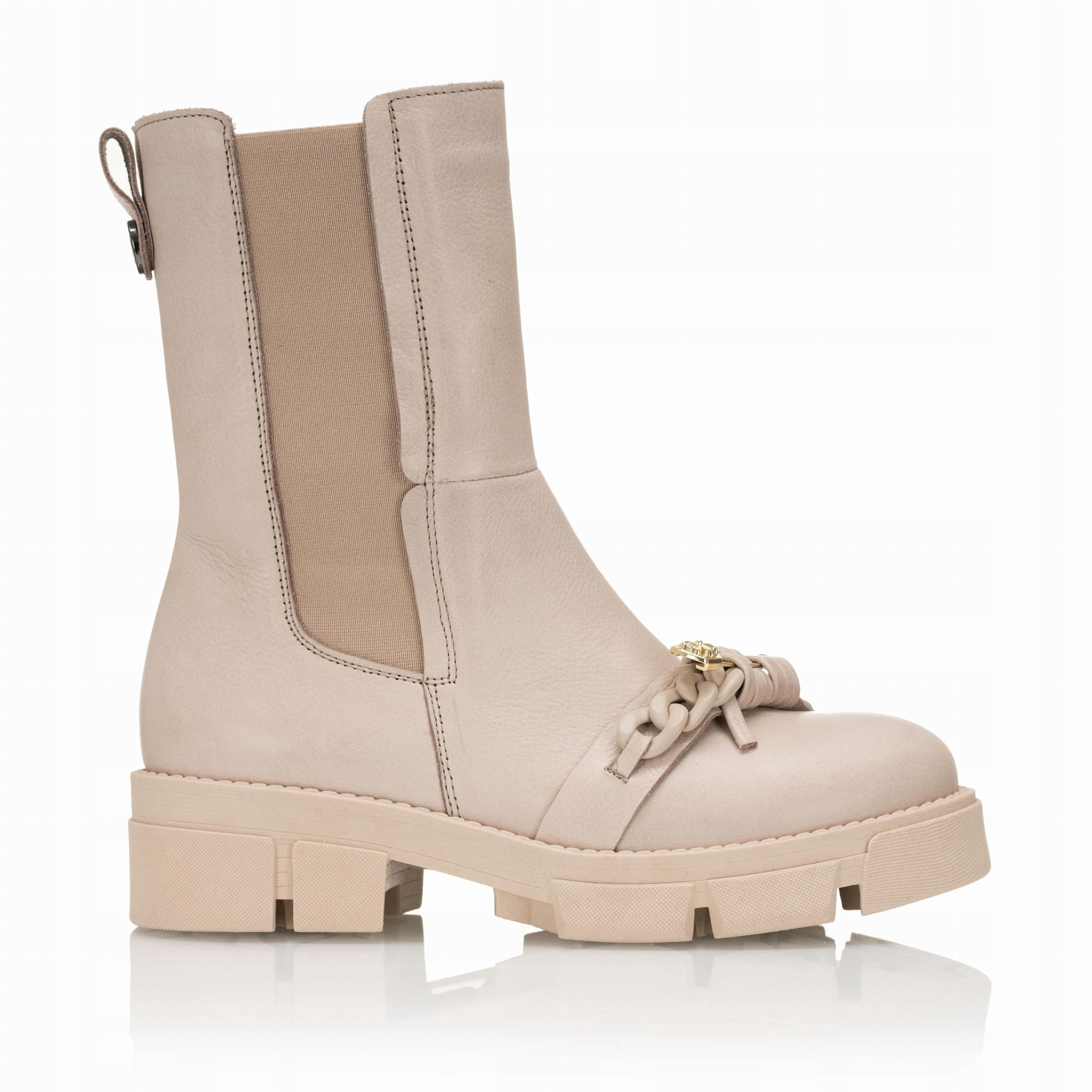 Dámské kotníkové boty Higo 2602 Ivor 36, béžová barva