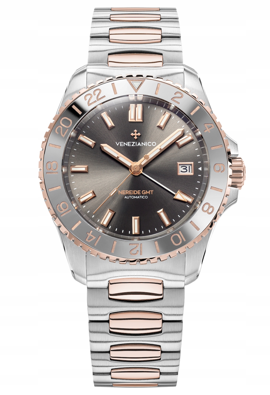 Nové Originální Pánské Hodinky Venezianico 3521510 Nereide Grand Tour Gmt