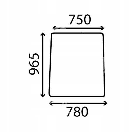 sklo teleskopický nakladač New Holland LM přední
