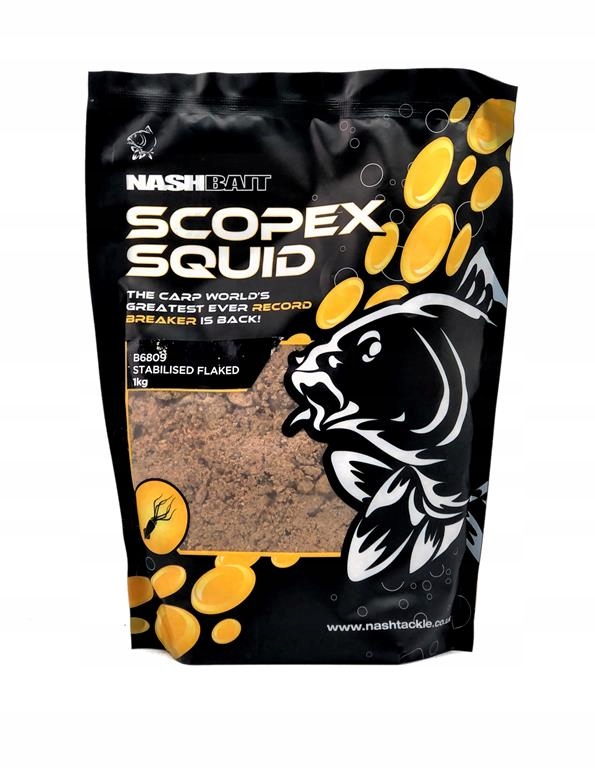 Krmivo pre ryby - Scopex Squid Stabilizovaný Flake 1kg