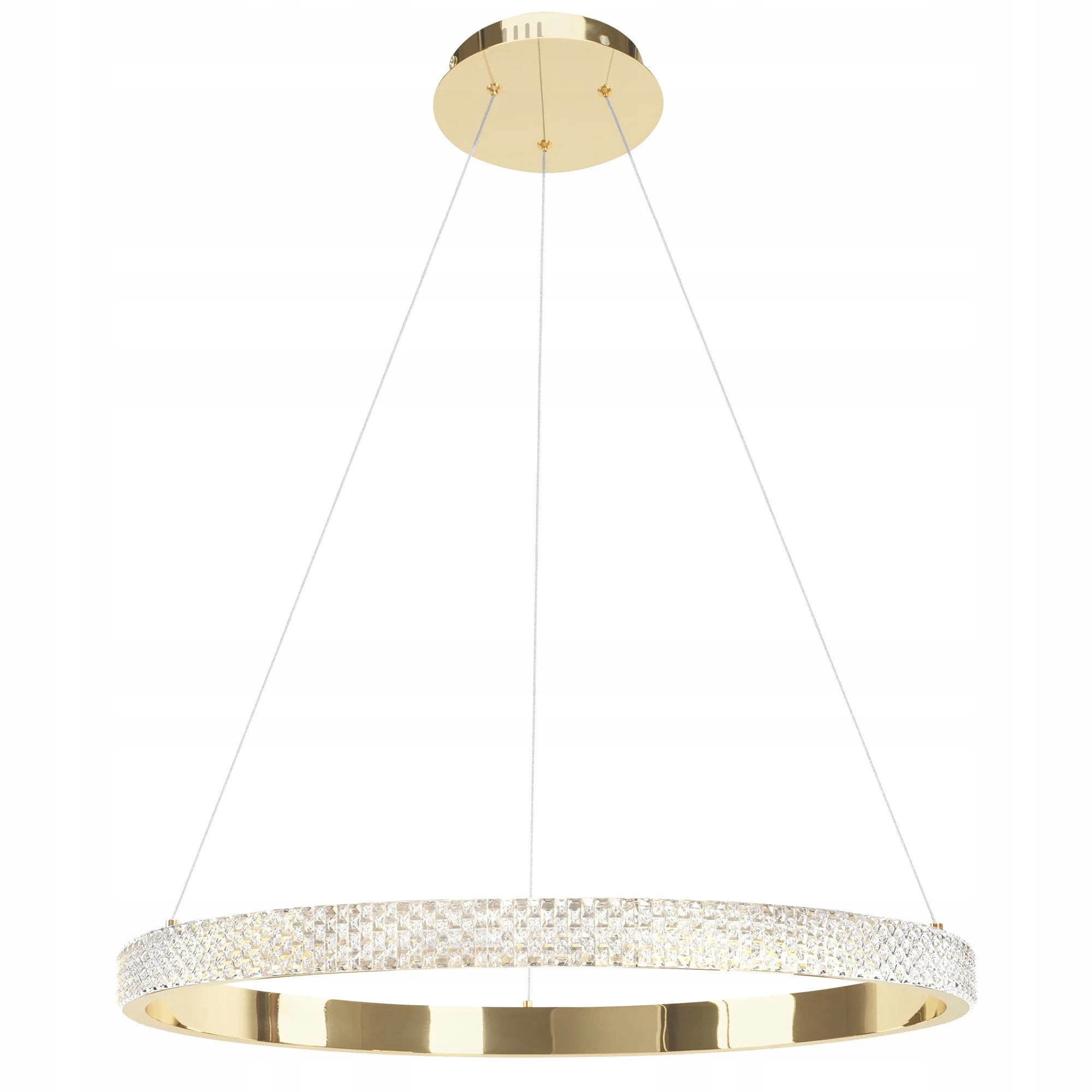 Závěsná lampa Toolight Zlatá Křišťálová s integrovaným Led zdrojem
