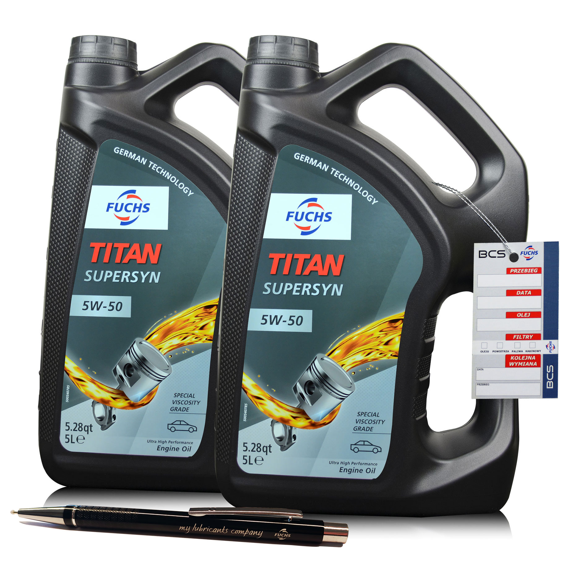 10 Litrów Fuchs Titan Supersyn 5W50 Olej Silnikowy 10L