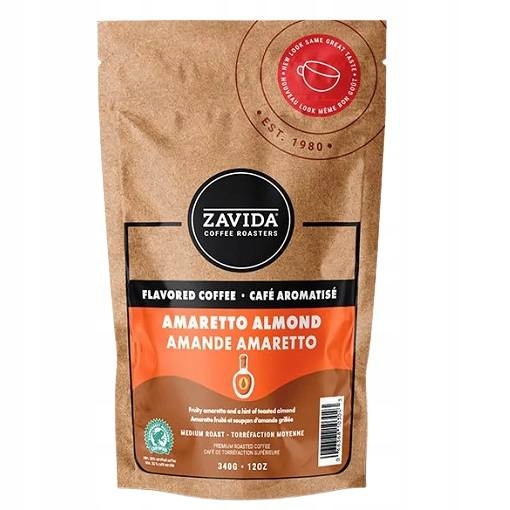 Zavida Amaretto Almond 340 g – káva káva mandlová amaretto