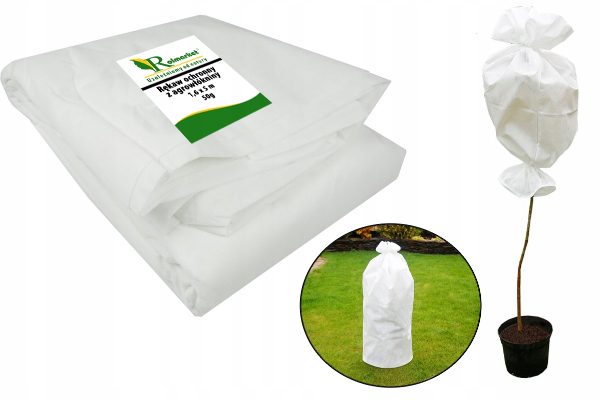 

Rekaw Na Kaptur z agro wlokniny bialy 1,6x5m 50g