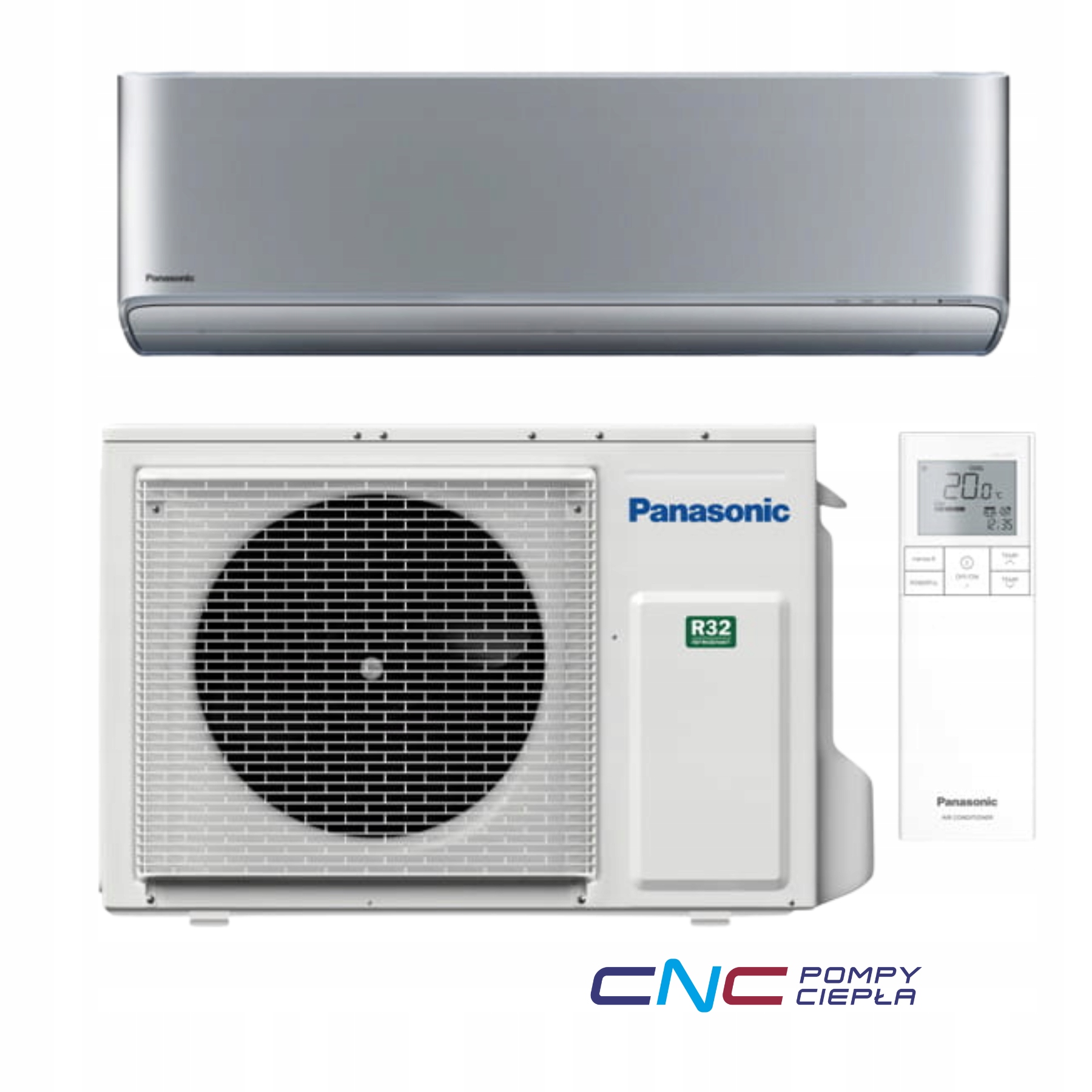 Klimatyzator Panasonic 5 kW KIT-XZ50ZKE, Kolor srebrny, Moduł Wi-Fi