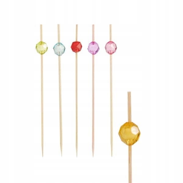 FINGERFOOD Patyczki bambusowe Pearl 12 cm - 100szt Stan opakowania oryginalne