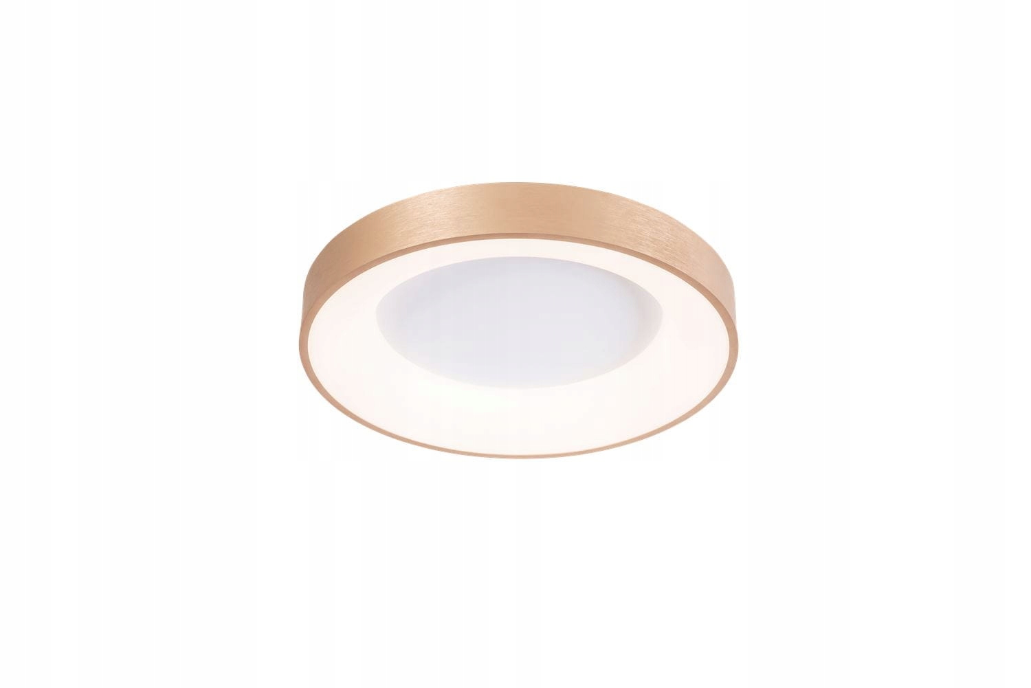 Złota, okrągła lampa sufitowa Led 50W sterowana pilotem 60cm AZzardo