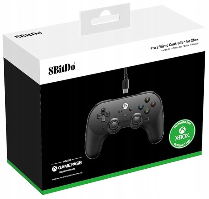 8bitdo Pro 2 v3 Hall Effect Drátový Ovladač pro Xbox One Series X|s Pc