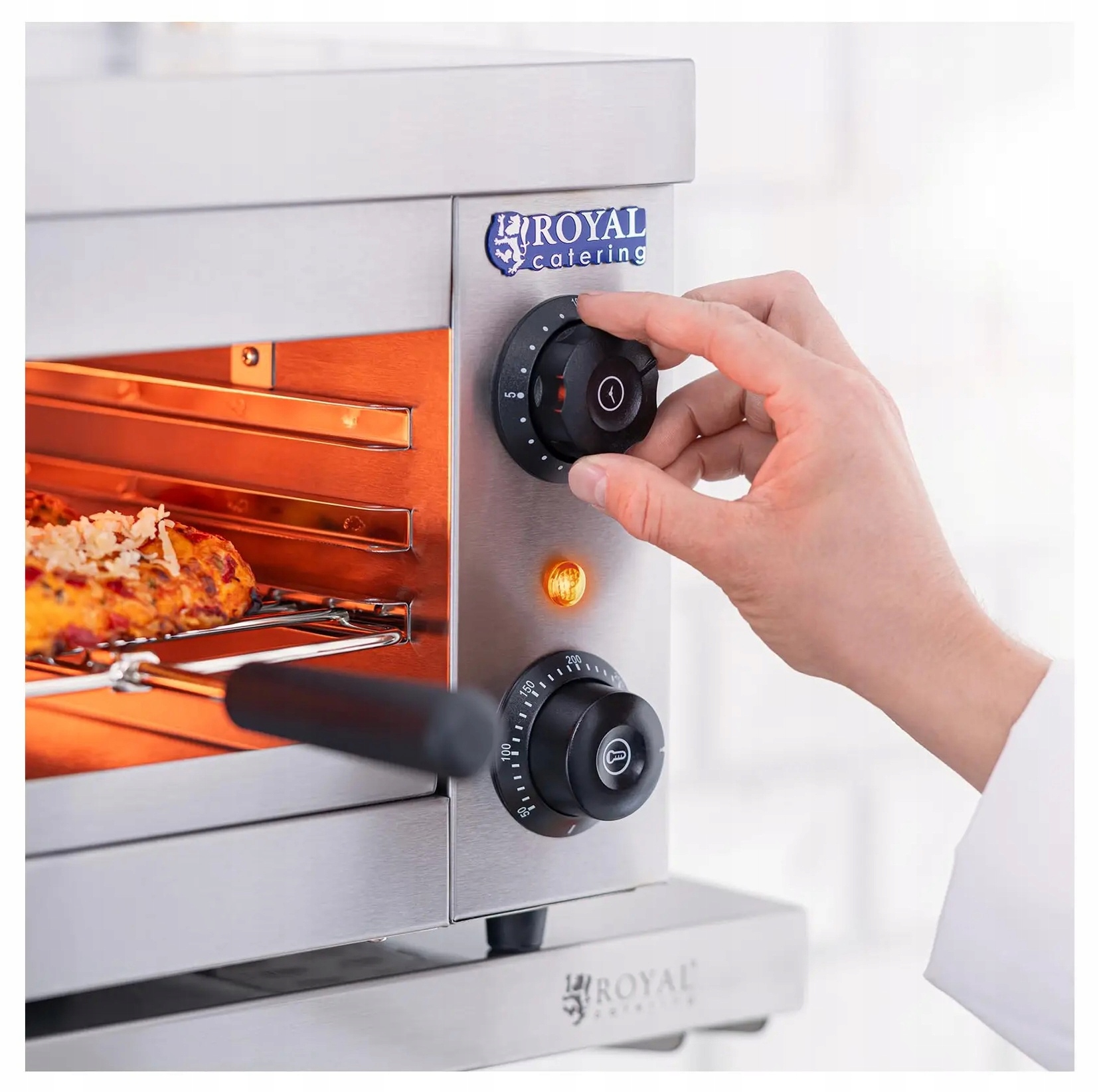 Opiekacz Salamander 2,000W 50-300°C Royal Catering RC-SM001 10012359