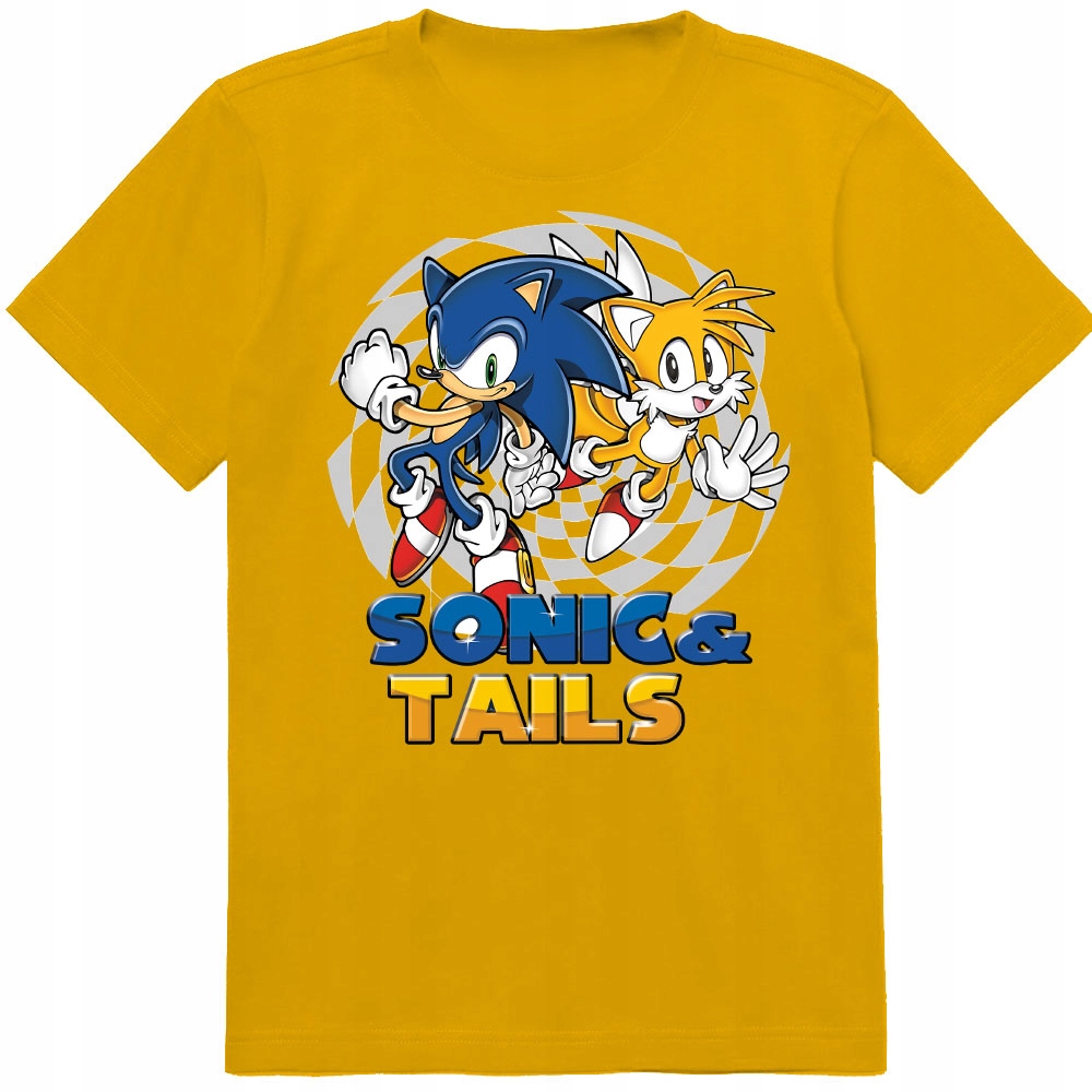 NAJLEPSZA KOSZULKA DZIECIĘCA T-SHIRT SONIC 128 JAKOŚĆ