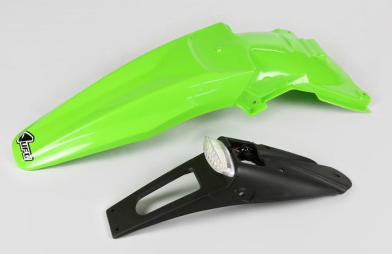 Ufo Zadný Blatník Kawasaki Klx 450R 07-25 S Lampou, Farba Zelená