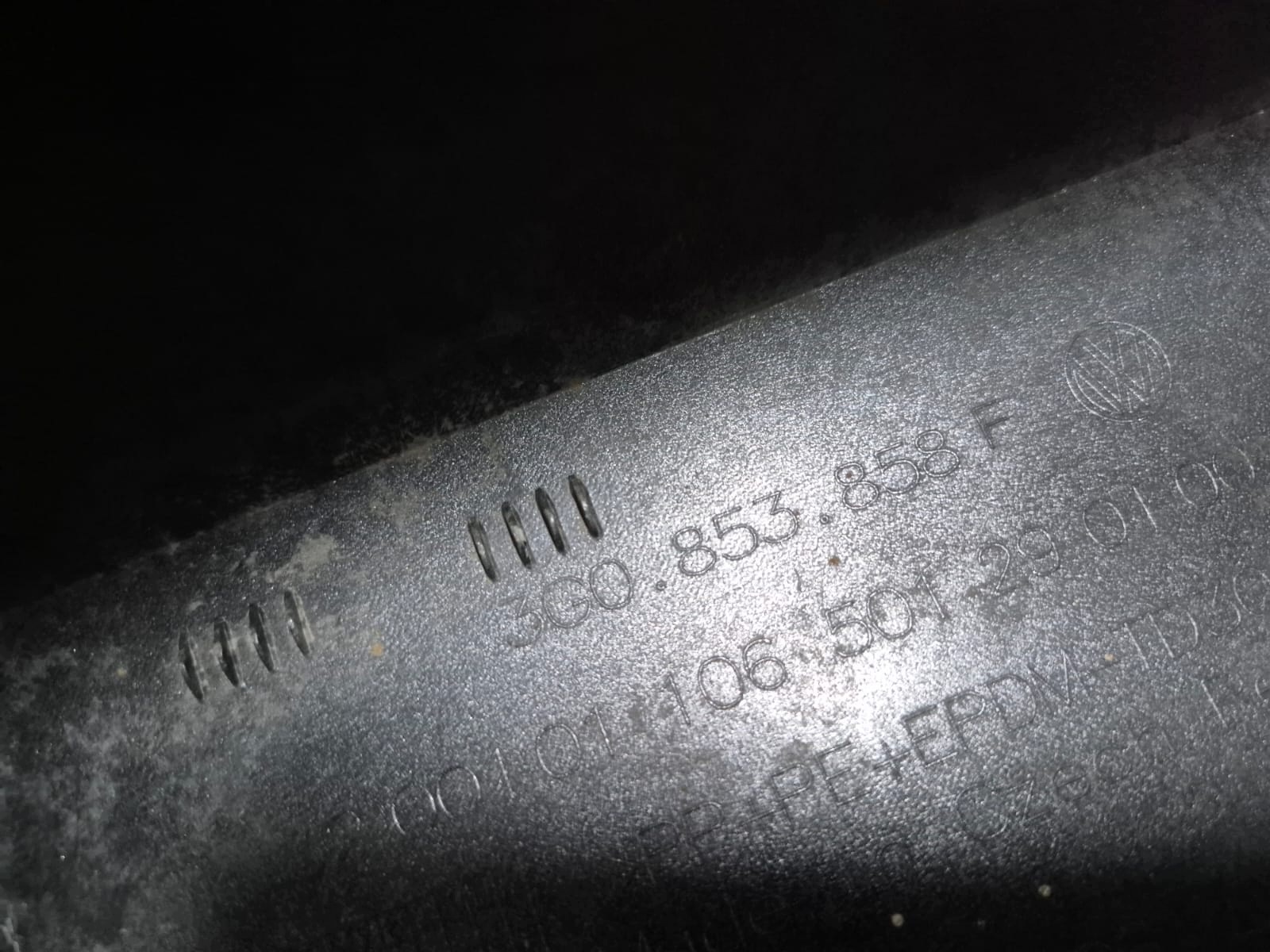 VW PASSAT B8 14- moulding threshold right threshold right