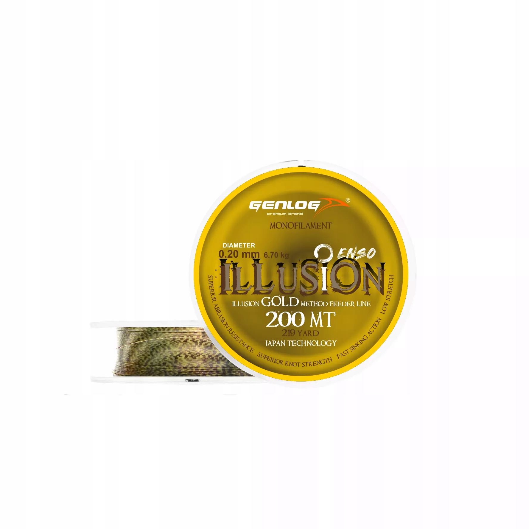 Żyłka Genlog Enso Illusion Gold 0.20mm 6.7kg 200m