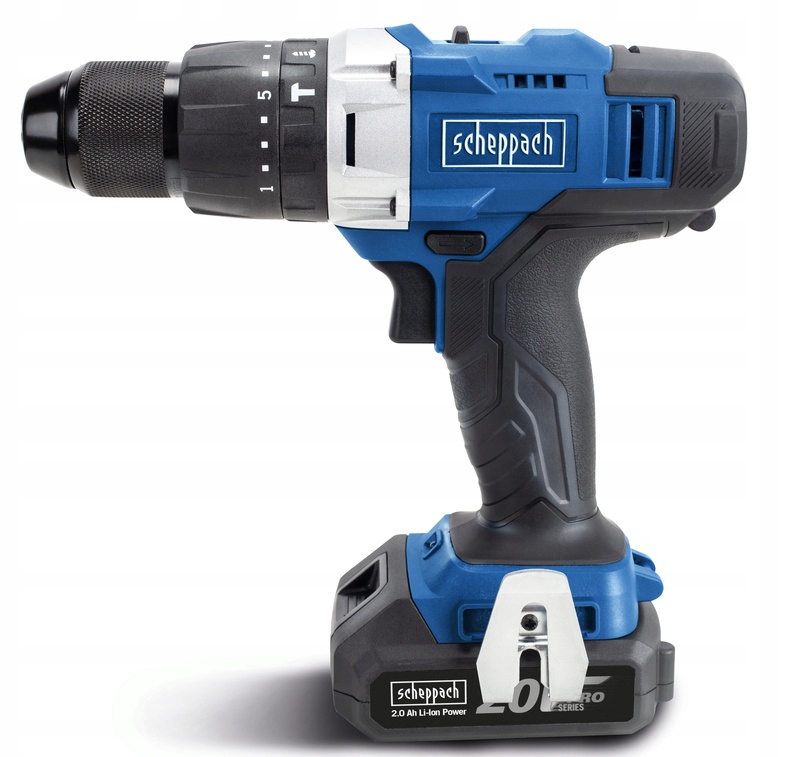Akumulatorowa Wiertarko Wkrętarka Udarowa 45Nm + Akumulator + Ładowarka Marka Scheppach