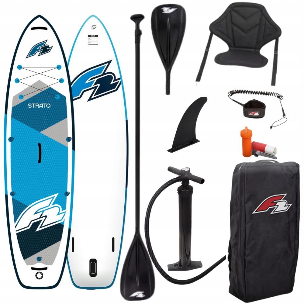 Deska pompowana Sup F2 Strato Blue 10'5" zestaw kajakowy combo