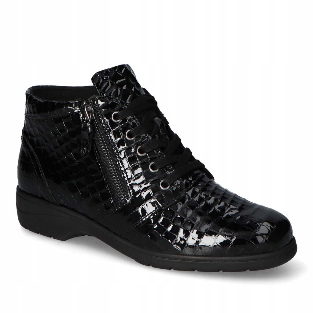Dámské kotníkové Kotníkové Boty Caprice 9-25152-41 014 vel. 37, černé, krokodílí