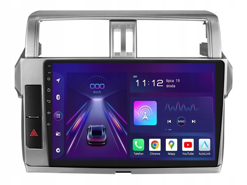 Rádio 2DIN Android Toyota Land Cruiser 150 Prado 8/256 Gb Dsp Carpkay Lte