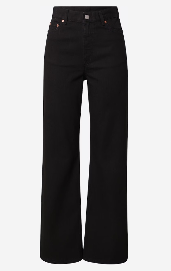 Dr. Denim Široká nohavice Džíny 'Echo' v barvě Černá 32/34