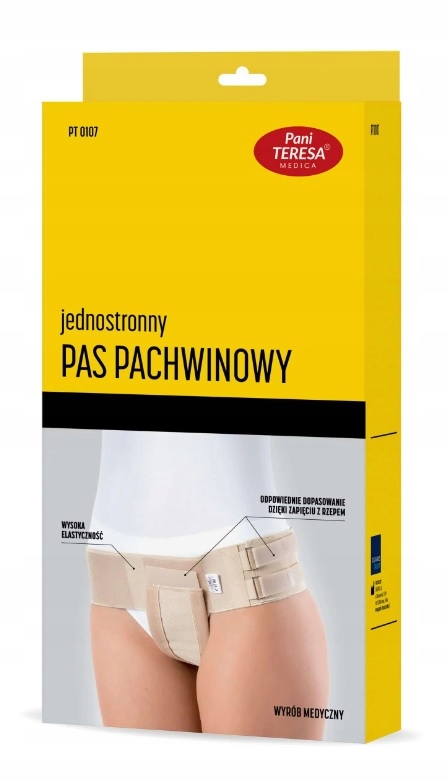 

Pas Na Przepuklinę Jednostronny Z Pelotą Na Rzep