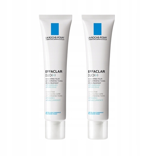 2xLA ROCHE-POSAY EFFACLAR DUO [ ] 40 ml NA TRĄDZIK