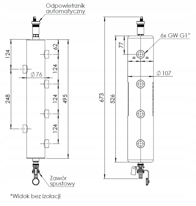 ZESTAW MIESZAJĄCY AFRISO SPRZĘGŁO HYDRAULICZNE BLH Marka Afriso