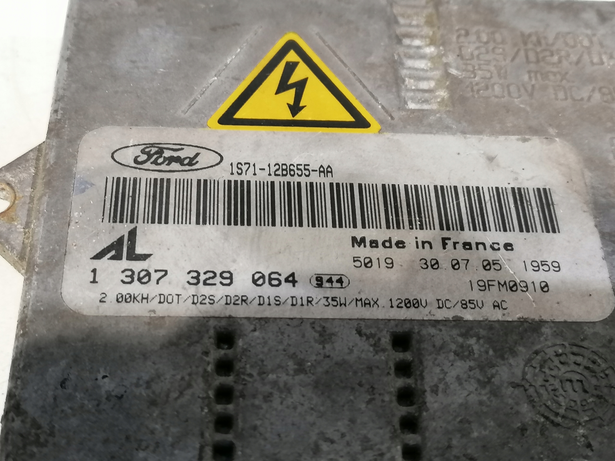 Ford Mondeo MK3 III 1307329064 control unit xenon